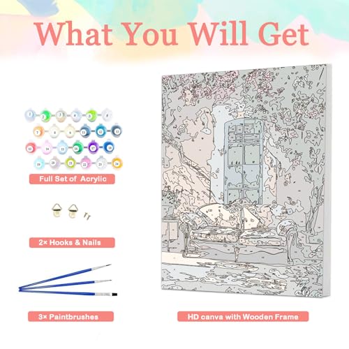 Auremi Paint by Number Kits - color: Paint by number 010