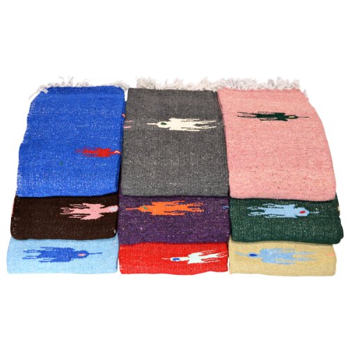 Quality Yoga Stretch Roll Thunderbird Mexican Blanket Assorted Colors