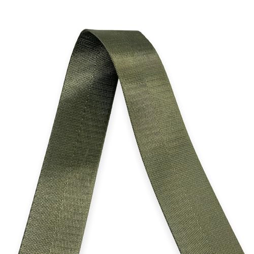 1 1/2" Olive Green Nylon Webbing 12yds for Bag Straps Crafts - color: Olive Green