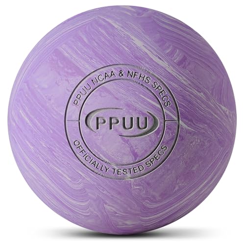 Massage Lacrosse Ball, 2.5 Inch Firm Solid Rubber Deep Tissue Ball for Myofascial Release, Plantar Fasciitis & Muscle Knot Relief, for Foot, Glutes, Shoulder Blades, Calves, 1 Count Purple-03 - color: Purple-03