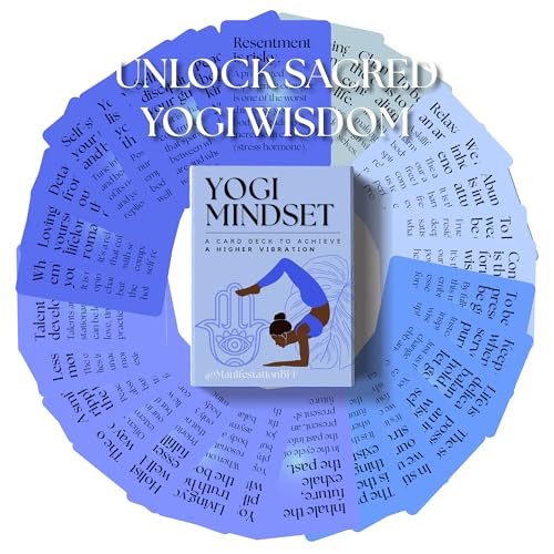 Affirmation Cards for Women – 50 Daily Positive Mantras for a Yogi Mindset – Mindfulness & Meditation Affirmations Card Deck – Unique Motivational Gift for Yoga Instructors, Teachers & Yoga Lovers
