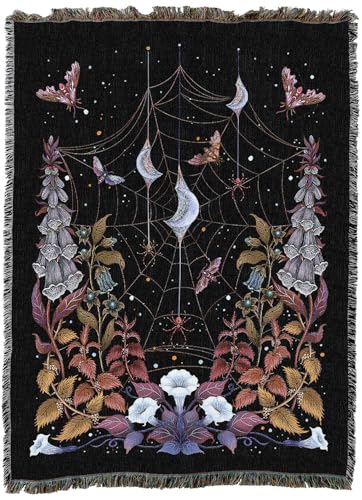 Pure Country Weavers Witch Garden by Episodic Drawing - Gift Tapestry Throw Blanket Woven from Cotton - Made in The USA (60X80) - color: Witch Garden, size: 60x80