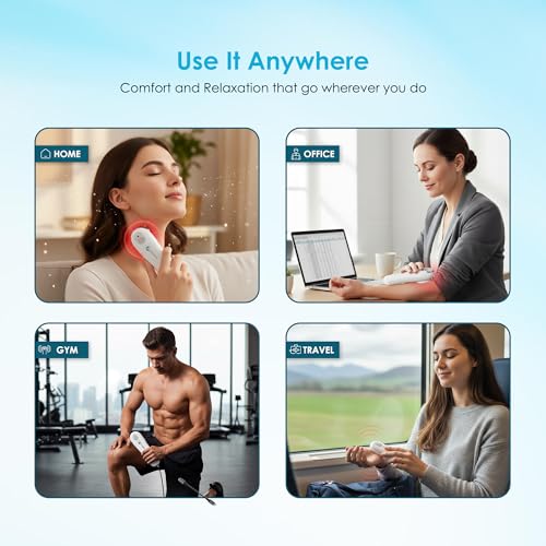 Portable Drug-Free Muscle Recovery Massager for Joint Pain and Joint Care | Compact Home Personal Care Device, Muscle Relaxer, Stress Release Massager