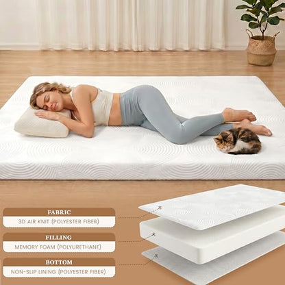 Japanese Floor Mattress,3.5" Thicken Futon Mattress Tatami Mat Full | with Non-Slip Bottom,Removable Washable Cover,Foldable Mattress Tatami Mat Sleeping Pad,White Geometric,(80’‘x48'') - color: Ma1-white Geometric, size: Full (80" X 48")