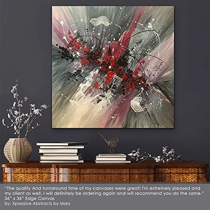 Creative Mark The Edge Deluxe Cotton 1-1/2" Deep Stretched Canvas for Painting, 9x12 Pack of 3, 14oz. Primed Weight, Universal Archival Priming, Medium Tooth, Hand-Stretched Canvas for Painters - size: 9x12"