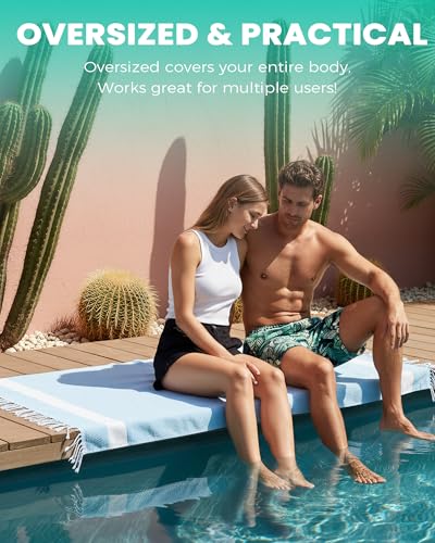 6 Packs Turkish Beach Towels Oversized Swim Towel Set Bulk Quick Dry Bath Pool SandFree Extra Large Xl Big Blanket Adult Travel Essentials Cruise Accessories Must Have Clearance Vacation Stuff - color: Multi Dot, size: 72 x 36 inch