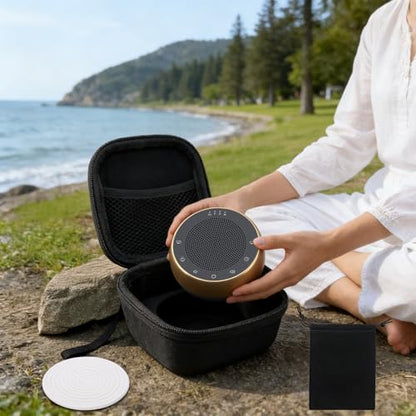 Cordless Automatic Tibetan Singing Bowl,256HZ-432HZ-528HZ 9 Tones 4-Speed Auto-Off Timer,Full Touch Glow Buttons,2000mAh Battery,Deep Ethereal Sound,Yoga,Meditation,Stress Relief (Gold) - color: Gold