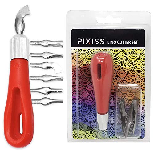 Rubber Block Stamp Carving Blocks Stamp Making Kit with Cutter Tools, 25-Pack Carving Rubber Stamps for Printmaking, Printing and More - size: 25 Rubber Blocks + Carving Tool