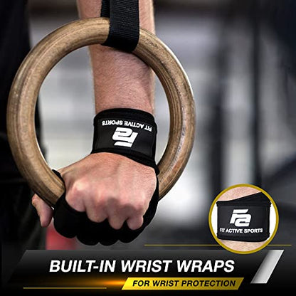 Fit Active Sports Gym Workout Gloves for Men Women Weight Lifting - size: X-Large