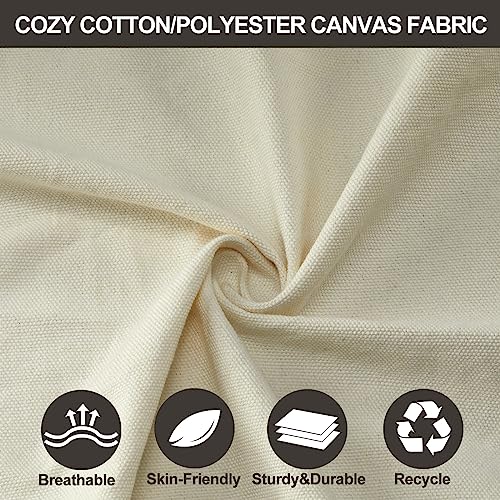 Brazilian Double Hammock with Tree Straps, Extra Large, 450 lbs Capacity - color: Natural White, size: X-Large