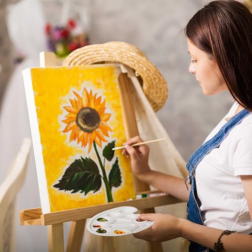 U.S. Art Supply Rectangle Stretched Canvas for Painting 8x24 inch Gallery Depth 1-1/2" Thick, 3-Pack - 12oz Acrylic Gesso Triple Primed, Professional Artist Quality, 100% Cotton - Oil, Pouring Paint - size: 8" x 24"