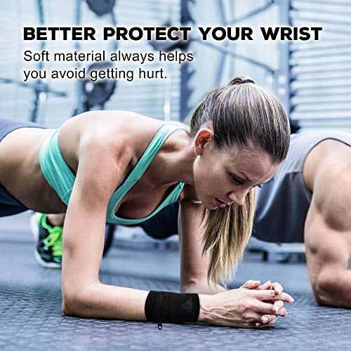 NEWZILL Wrist Wallet Wristband with Zipper - Cotton Sweatbands for Men & Women, Ideal for Running, Walking, Basketball, Football, Tennis, Hiking - color: Black, style: Small-1PCS
