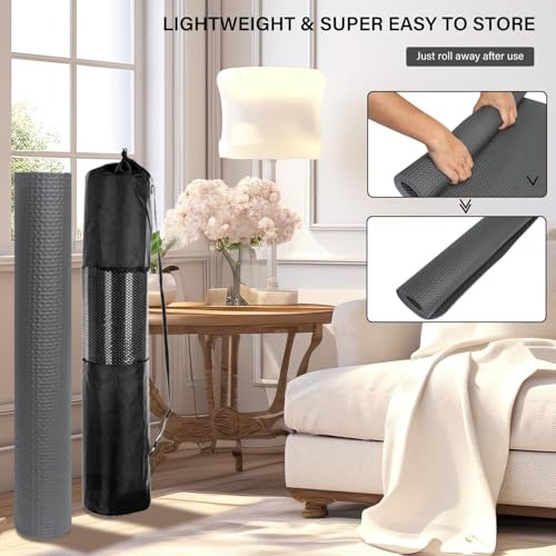 Bike Mat,Treadmill Mat,Compatible for Elliptical,Exercise Bikes, Stationary Cycles,Spin Bike,Under Exercise Bike Trainer Pad for Indoor Stationary Gym Fitness Equipment Hardwood Floor Protector - size: 60" x 23.6"