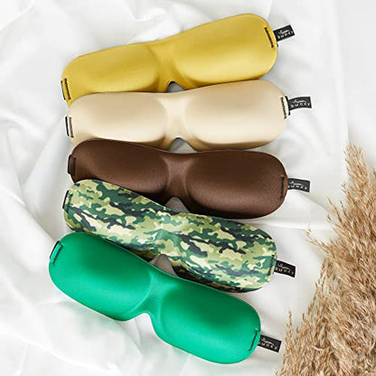 Bucky 40 Blinks No Pressure Eye Mask for Travel & Sleep - color: Green