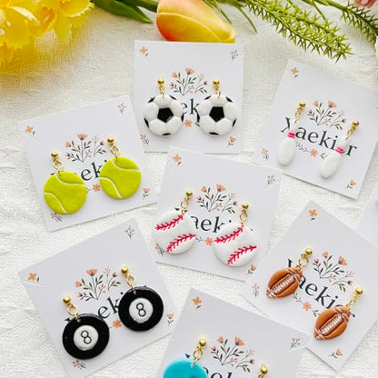 Sports Polymer Clay Cutters Set – Molds, Clay Cutters for Polymer Clay, Clay Earring Tools - color: G color