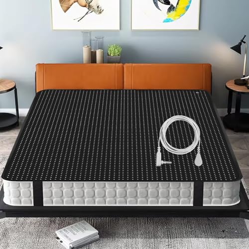 Grounding Mat, Grounding Mat for Bed,Grounding Bed Mat with Grounding Cord, Earth Pad Grounding Mat, Grounding Pad for Improving Sleep