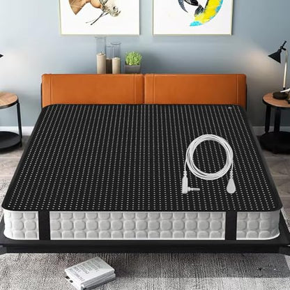 Grounding Mat, Grounding Mat for Bed,Grounding Bed Mat with Grounding Cord, Earth Pad Grounding Mat, Grounding Pad for Improving Sleep