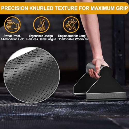Kipika Push Up Bars, Pushup Stands, Anti-Slip Soft Plastic Push Up Handles, Bottom Anti-Slip Pad, Strength Training Equipment, Perfect for Floor Workout Exercise - color: Metal Grip