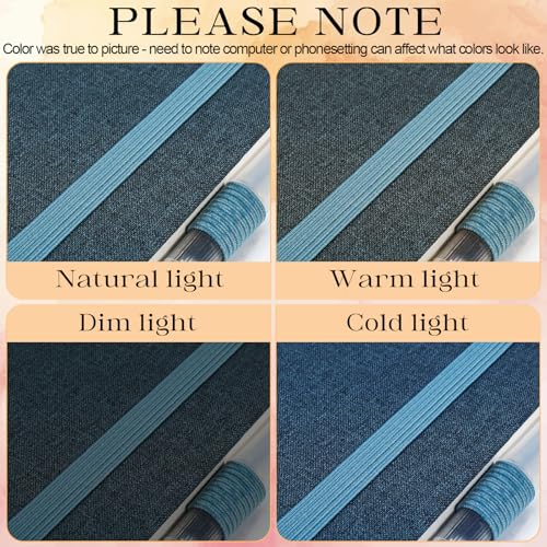 Watercolor Journal Sketchbook 3.5x5.5 24 Sheets Navy Blue | Cotton paper, 140 LB 300 GSM, Linen cover, Tap Water Pen, Travel sketching - color: Navy Blue, size: 3.5x 5.5 Inch