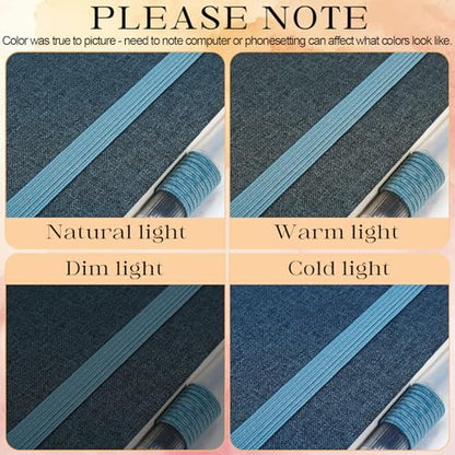 Watercolor Journal Sketchbook 3.5x5.5 24 Sheets Navy Blue | Cotton paper, 140 LB 300 GSM, Linen cover, Tap Water Pen, Travel sketching - color: Navy Blue, size: 3.5x 5.5 Inch