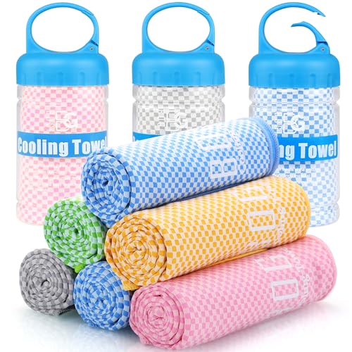 BOGI Cooling Towels for Neck and Face, Soft Breathable Cool Towel for Instant Cooling Stay Cool for Yoga, Sport, Gym, Camping, Running & More Activities - color: Blue, size: 47.00" x 14.00"
