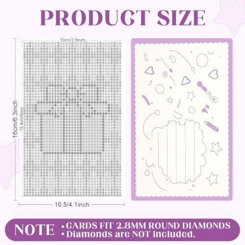 Dunzoom 36 Pcs DIY Diamond Art Cards for Bead 5 x 7 Inch Freestyle Blank Diamond Painting Canvas Postcard-style Diamonds Painting Greeting Cards Accessories for Adults Crafts Birthday Gifts(No Drills)