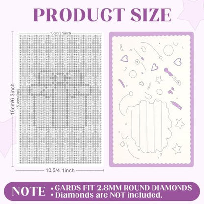 Dunzoom 36 Pcs DIY Diamond Art Cards for Bead 5 x 7 Inch Freestyle Blank Diamond Painting Canvas Postcard-style Diamonds Painting Greeting Cards Accessories for Adults Crafts Birthday Gifts(No Drills)