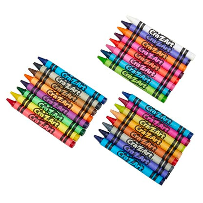 Cra-Z-Art Crayons, Bulk Pack, 24 Count, 6 Packs of Crayons, Bulk School Supplies for Classroom, Back to School Essentials - size: 24 Count (Pack of 6)