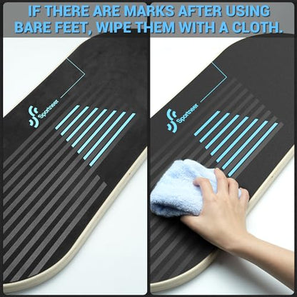 Sportneer Balance Board, 7-Mode Balance Trainer with Roller & Ball - color: Blue