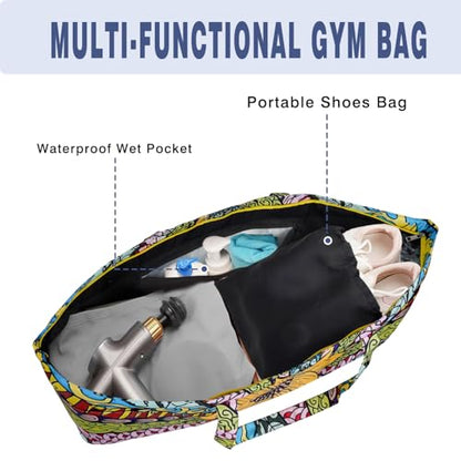 Yoga Mat Bag Yoga Mat Carrier with Shoes Compartment & Wet Pocket Pilates Bag with Zipper Pockets & Yoga Mat Holder Strap Yoga Bags and Carriers Fits All Your Stuff - color: Sunflower