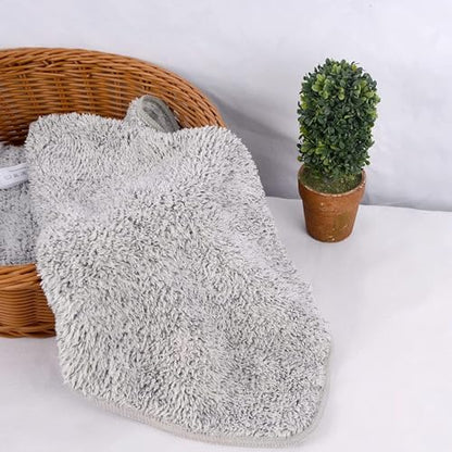 SINLAND Microfiber Face Towels Soft Washcloths 12Inch x 12Inch 12 Pack Grey - color: Grey 12pack