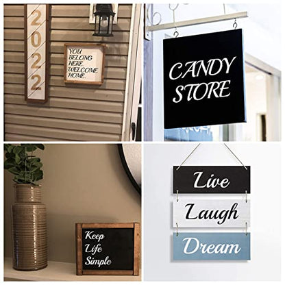 2.5 Inch Alphabet Letter Stencils for Painting - 70 Pack Letter and Number Stencil Templates with Signs for Painting on Wood, Reusable Cursive Letters Stencils for Chalkboard Wood Signs & Wall Art - size: 2.5 Inch