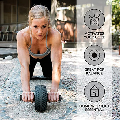 Sports Research® Ab Wheel Roller for Core Strength Training