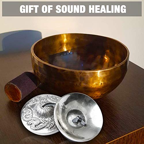 Premium Bronze Tingsha Cymbals Bells - Easy To Play - Meditation Mindfulness Chime For Chakra Healing Sound Bath Spiritual Gifts Handcrafted Tibetan by Himalayan Bazaar