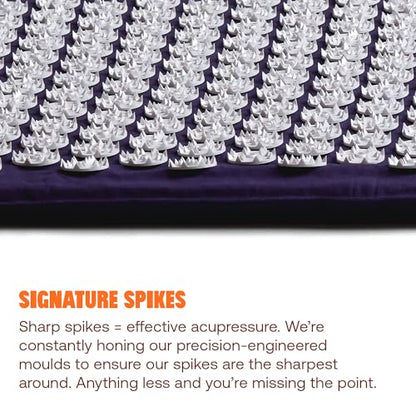 ShaktiMat Acupressure Mat for Tension Release & Relaxation, Level 3 Indigo - color: Indigo, size: Level 3