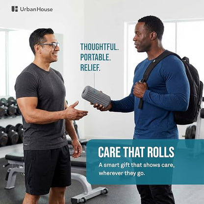 Travel Mini Foam Roller for Deep Tissue Massage - Ultralight Portable Back Roller size 3.5" x 3.5" x 7" for Back Pain Relief, Neck, Legs & Muscle Recovery - Compact Foam Roller for Gym, Office, Travel - size: Short (7")