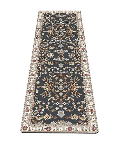 nuveti Yoga Mat Print Extra Thick TPE Non Slip Fitness Exercise Mat with Carrying Bag,72"x24" Extra Thick 6MM Exercise & Workout Mat for Yoga, Pilates Fitness and Floor Exercises - color: OSDT4