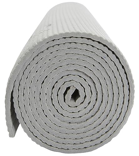 Everyday Yoga Deluxe Mat, Spacious 72"x24" Non-Slip, 3-5mm Extra Thick - color: Slate, size: 3mm Thick