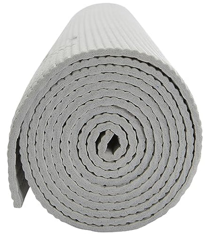 Everyday Yoga Deluxe Mat, Spacious 72"x24" Non-Slip, 3-5mm Extra Thick - color: Slate, size: 3mm Thick