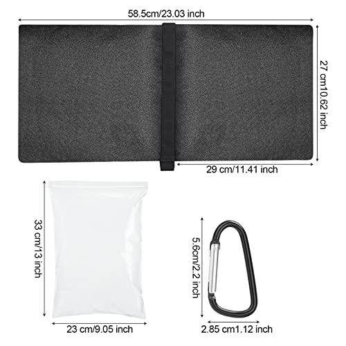 12 Packs Photography Weight Bags Photo Studio Filled Weight Bag Empty Heavy Sandbag Set for Photography Tripod Stand Light Stand Sports Outdoor Photo Video Studio Boom Brackets (Black) - color: Black