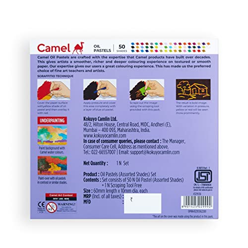 Camel Oil Pastel 50 Shades