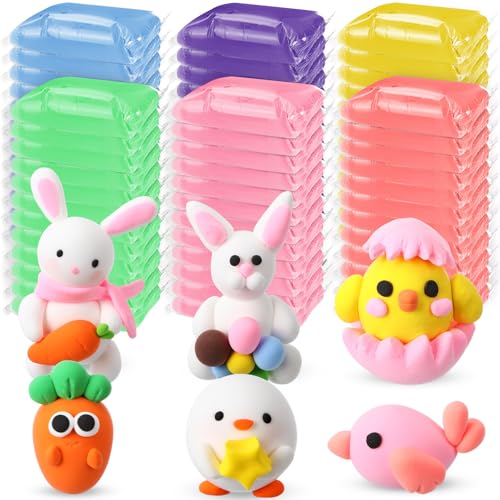 VioraWhite 72 Pcs 38oz Air Dry Clay Bulk Modeling Clay,Pastel | Ultra Lightweight Foam Modeling Clay for Kids Adults, DIY Gifts Party Arts Crafts, School Project Supplies - color: Pastel