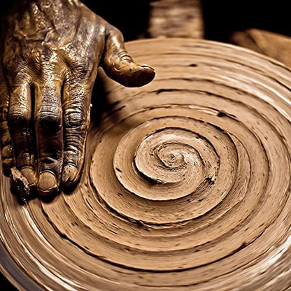 7 Inch Heavy Duty Pottery Wheel, Pottery Decorating Banding Wheel for Adults - size: 7''