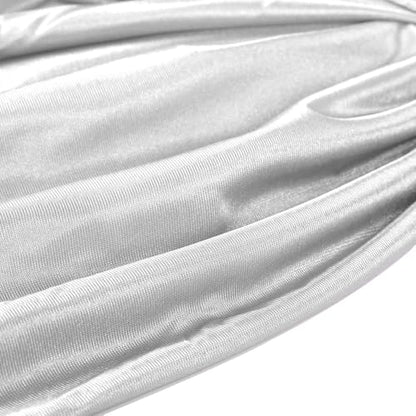 Aerial Silks Kit & Aerial Yoga Hammock - 11Yd Premium Fabric with Hardware | Easy Setup for Flying Yoga, Aerial Swing & Fitness - Supports Up to 14ft Rigging(Navy) - color: Silver