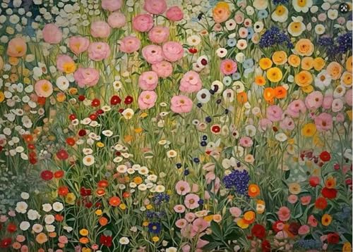 Paint By Numbers Kit For Adults Beginner,Colorful Floral Paint 16 x 20 inch | floral paint by numbers adults paint by numbers kit for adults beginner floral kit - color: GM28