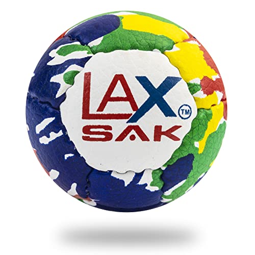 Soft Practice Lacrosse Balls,1, 2, 3, 6, 12, 24, 36, 60, & 120 Packs - Same Weight & Size as a Regulation Lacrosse Balls, Great for Indoor & Outdoor Practices, Less Bounce & Minimal Rebounds - color: Psychedelic, size: 1 Pack