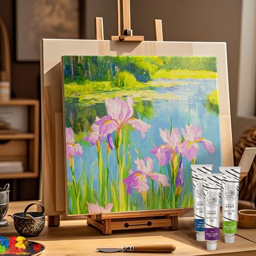 Paul Rubens Oil Paint, 20 Basic Colors*170 ml Large Professional Tubes | Oil Based Paint with High Saturation, Creamy Texture, and Consistency,Art Supplies for Artists, Students, Beginners - color: 20 colors*170ml-B