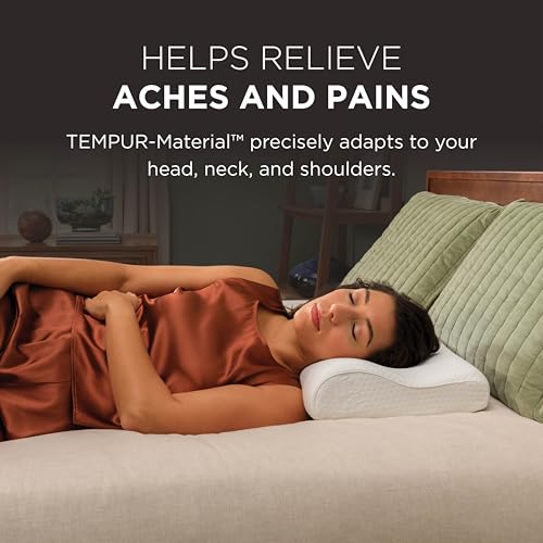 Tempur-Pedic TEMPUR-Ergo Neck Pillow, Medium Profile, White - size: Medium Profile