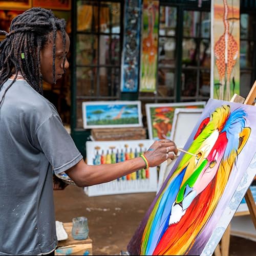U.S. Art Supply Rectangle Stretched Canvas for Painting 12x60 inch Gallery Depth 1-1/2" Thick, 3-Pack - 12oz Acrylic Gesso Triple Primed, Professional Artist Quality, 100% Cotton - Oil, Pouring Paint - size: 12" x 60"