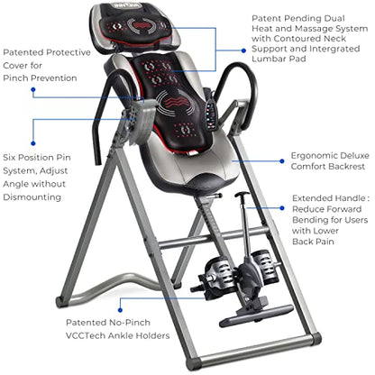 Innova ITM6000 Advanced Heat and Massage Therapeutic Inversion Table